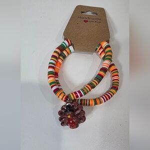 Handmade Colorful Beaded Bracelet Made By Izzy G.
